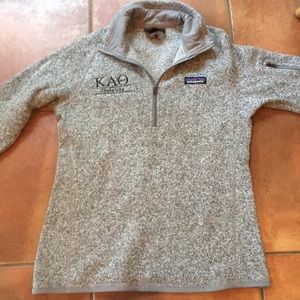 PATAGONIA Kappa Alpha Theta Quarter zip sweater